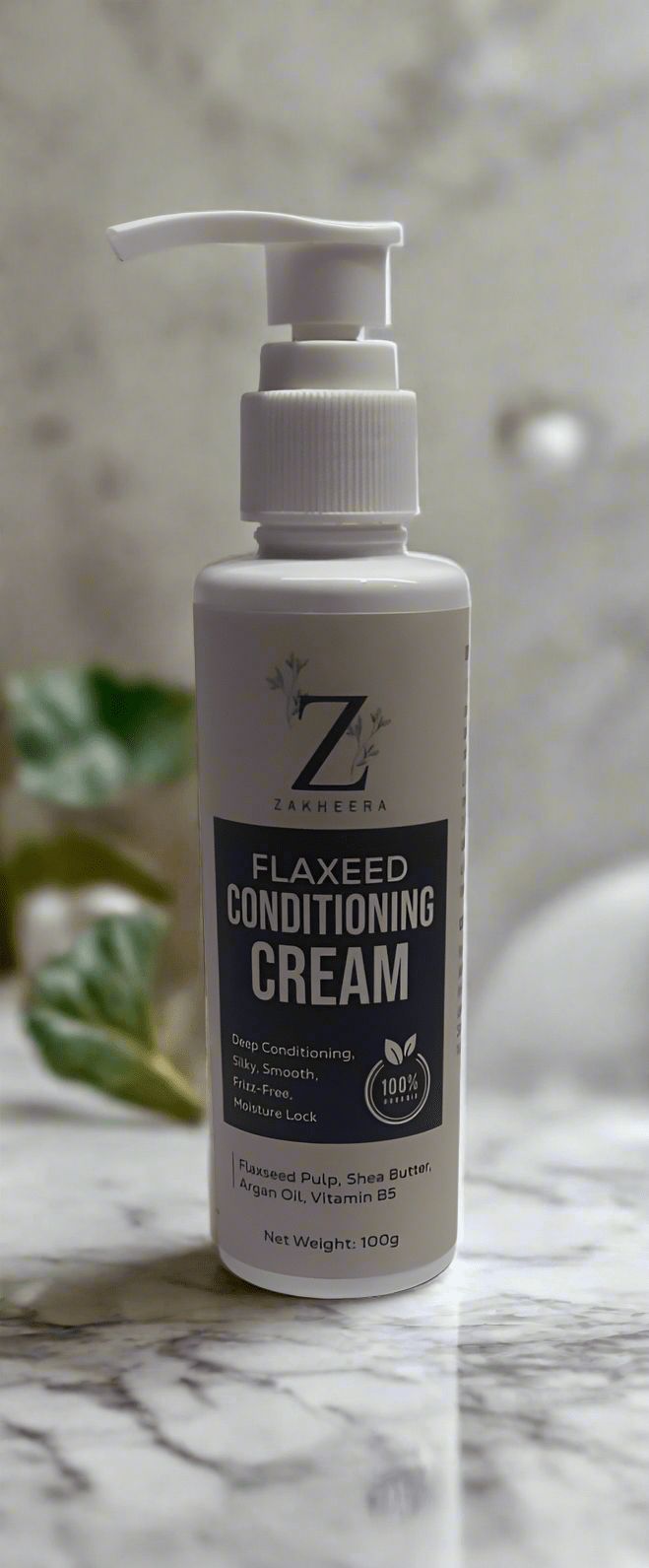 Zakheera Flaxseed Conditioning Cream – Intense Hydration for Silky & Strong Hair - Zakheera