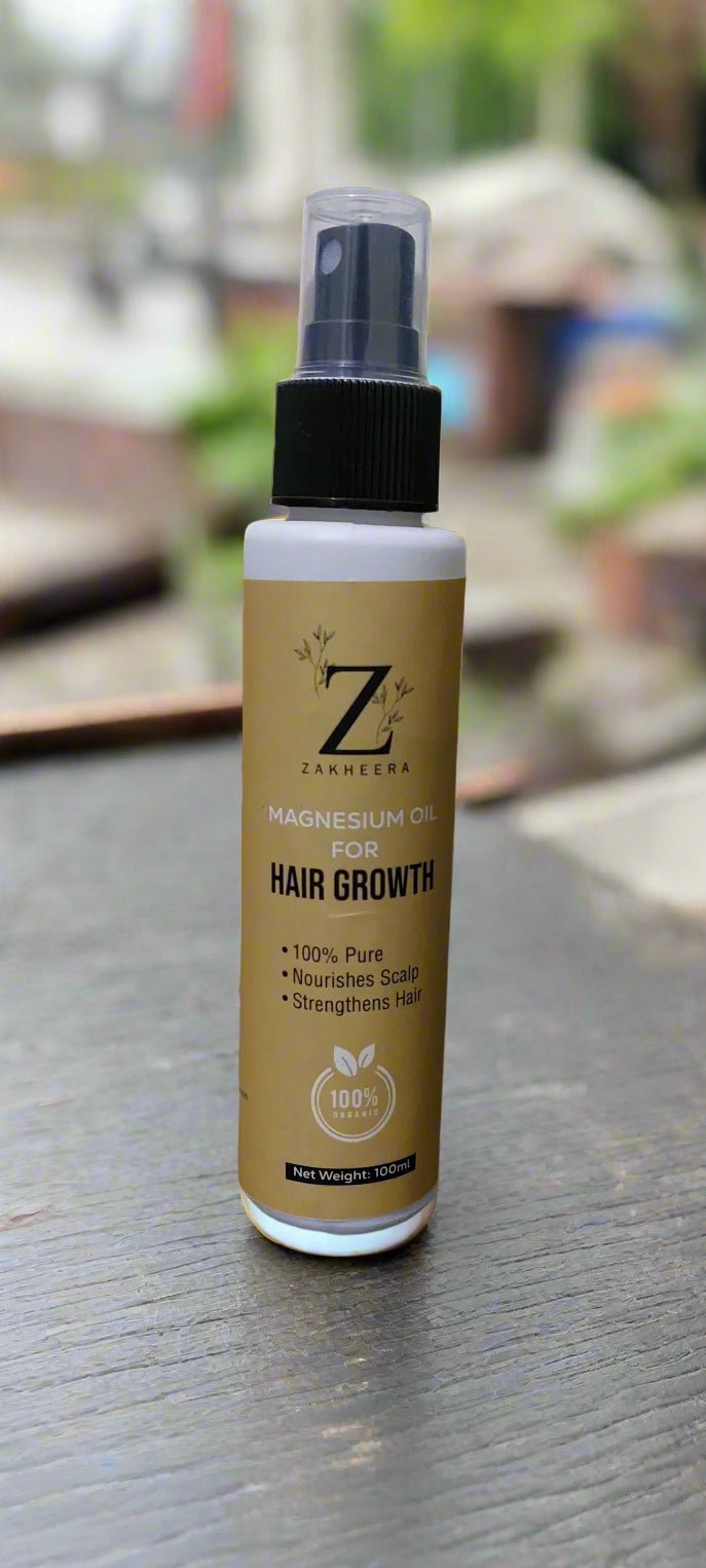 Zakheera Magnesium Oil – 100% Pure for Faster, Stronger Hair Growth - Zakheera