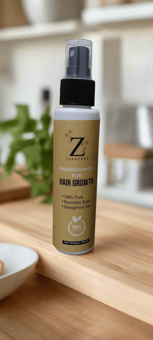 Zakheera Magnesium Oil – 100% Pure for Faster, Stronger Hair Growth - Zakheera 